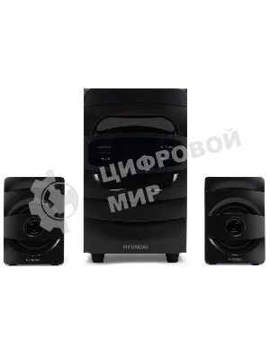 Микросистема Hyundai H-MS1404 черный 30Вт FM USB BT SD