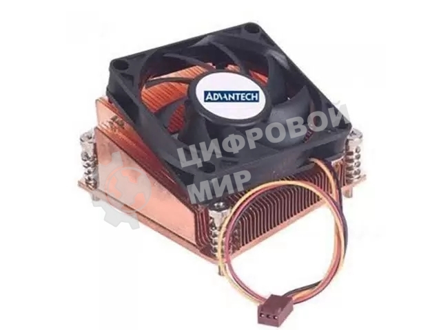 Кулер для процессора ADVANTECH 1960081603N001 черный, 60 мм, алюминий/медь, 9000 об/мин, 165 Вт, 78 мм