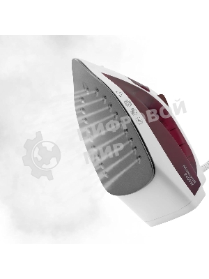 Утюг Maxwell MW-3006, 2400Вт, белый/бордовый