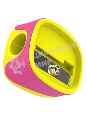 Точилка для карандашей ручная Deli ER00903 U-touch, 1 отверстие, пластик/резина ассорти, туба