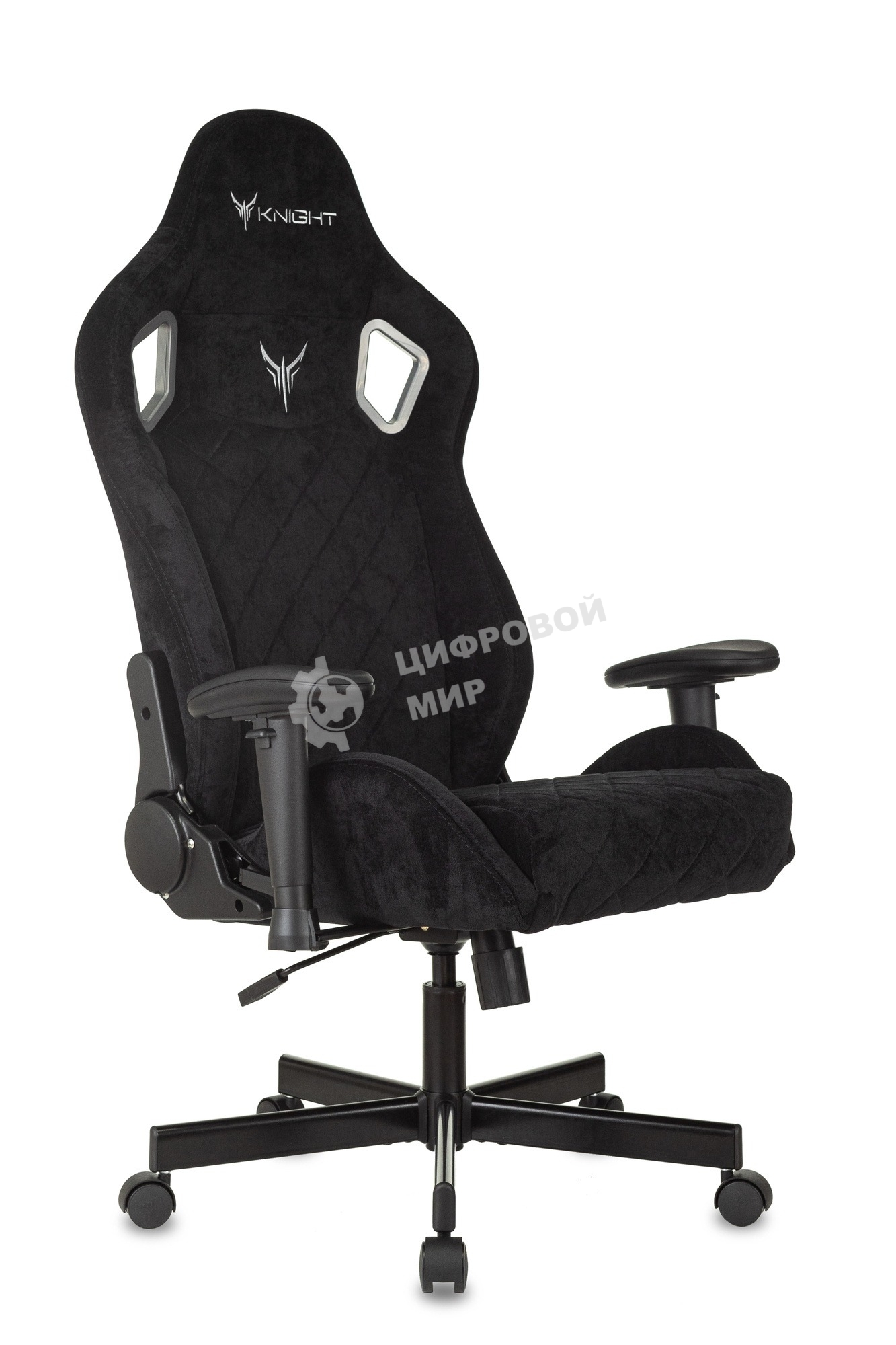 Кресло игровое Бюрократ Knight Outrider Light-20 черный с подголов. крестовина металл