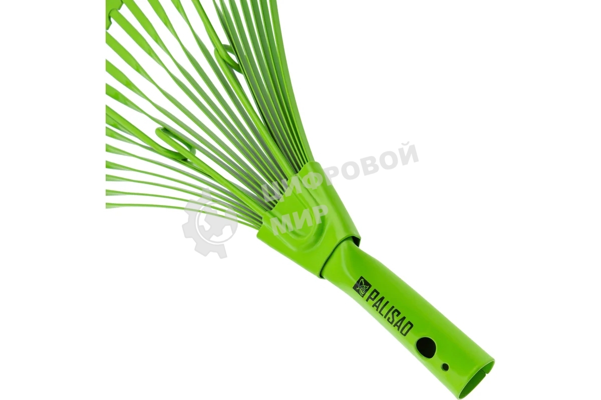 Грабли веерные стальные Palisad, 565 мм, 22 плоских зуба, эмалированные, усиленные, без черенка
