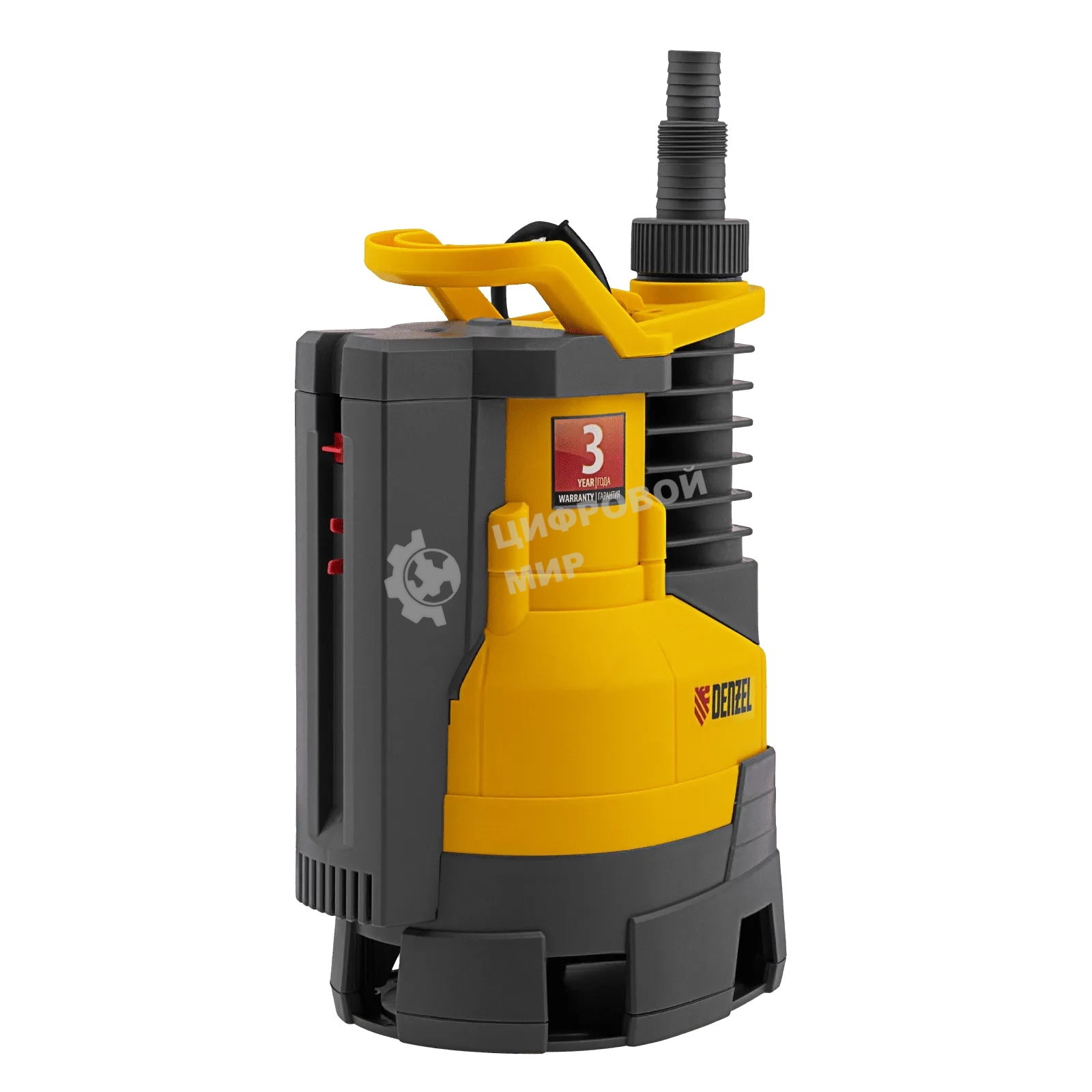 Дренажный насос Denzel DPХ450, 450 Вт, подъем 5 м, 9000 л/ч
