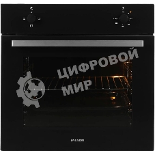 Встраиваемый духовой шкаф электрический Hyundai HEO 6230 BG черное стекло