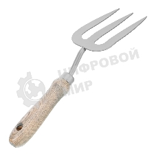 Вилка посадочная Palisad LUXE 80х320 мм, стальная, рукоятка из ясеня