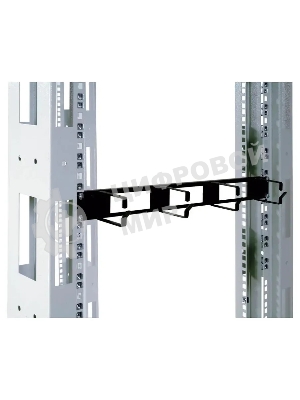 Горизонт. кабельный органайзер с окнами 19