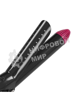 Щипцы для завивки волос БЕРДСК 2301 черный/розовый, 25 мм, 200 °C, 5 режимов