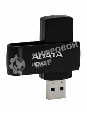 Флешка USB ADATA UC310 (UC310-128G-RBK), 128Gb, USB 3.2 Gen 1, R/W 100/30, черный