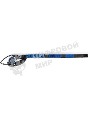 Блок силовых розеток Rem Rem-32, IEC 60320 С13, IEC 60320 С19 х 16, Shuko х 10, вход IEC 309, шнур 3 м, 1 463мм, однофазный 32А, автомат + индикатор, 