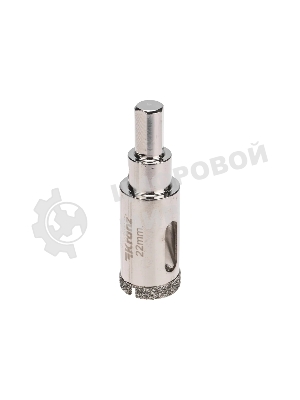 Коронка алмазная Kranz 22 мм с центровочным сверлом