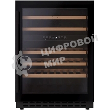Винный шкаф LEX LWD6046BL dual zone 1-нокамерн. черный