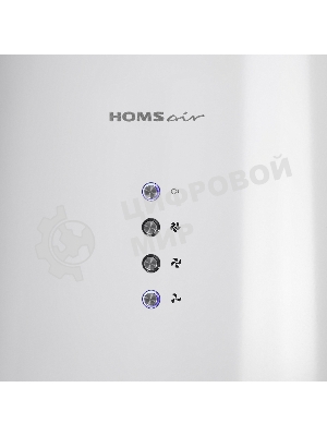 Вытяжка пристенная HOMSair ART 1050WL 35 белый, 35 см, 1050 куб. м/ч, 63 дБ