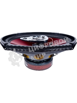 Колонки автомобильные Kicx SP 693 200Вт 92дБ 4Ом 16x23см (6x9дюйм) (ком.:2кол.) коаксиальные трехполосные