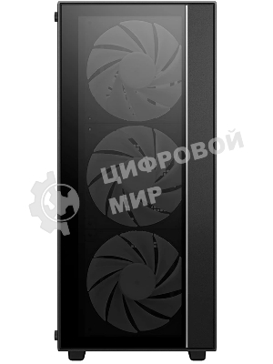 Компьютерный корпус Deepcool MATREXX 55 V4 без БП, боковое окно (закаленное стекло), 3xARGb LED 140мм вентилятора спереди, 1xARGb LED 120мм вентилятор сзади, черный, ATX