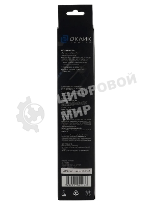 Коврик для мыши Oklick/Оклик OK-F0351 черный 350x280x3мм