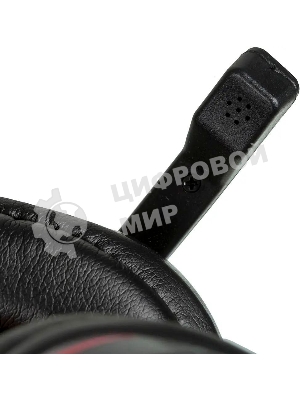 Гарнитура Oklick HS-L380G черный/красный 1.8м мониторы оголовье (JD-032)