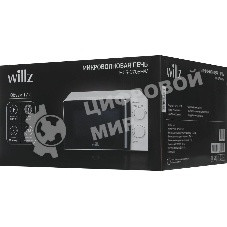 Микроволновая печь WILLZ MOS-1706MW белый, 17 л, 700 Вт, переключатели — поворотный механизм
