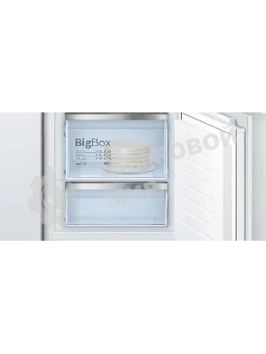 Холодильник Bosch KIS87AF30U белый (двухкамерный), встраиваемый