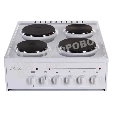 Плита электрическая Лысьва ЭП 401 СТ белый, конфорок 4 электрических, духовка 57 л, 50 см x 84 см x 60 см