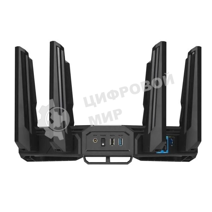 Маршрутизатор ASUS GT-BE19000, черный/красный, 90IG0850-MO9A0V