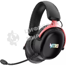 Гарнитура Acer OHR401 чёрный, беспроводная + проводная, USB/Bluetooth/mini jack 3.5 мм, до 55 ч, подсветка