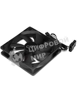 Вентилятор для корпуса CBR CBR-CF-8025-1600B черный, 80 мм, 1600 об/мин, 25 дБ, 3 pin
