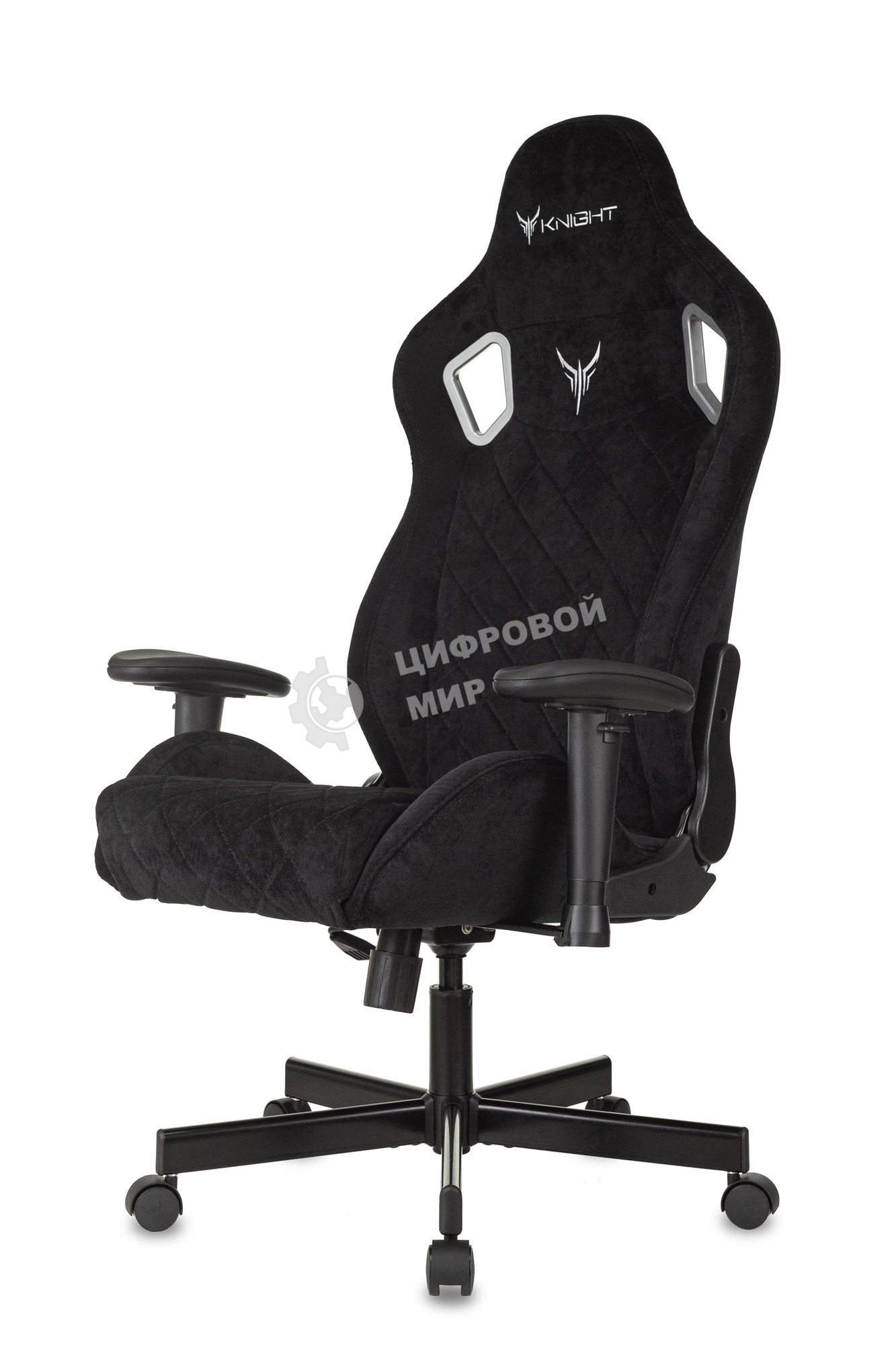 Кресло игровое Бюрократ Knight Outrider Light-20 черный с подголов. крестовина металл