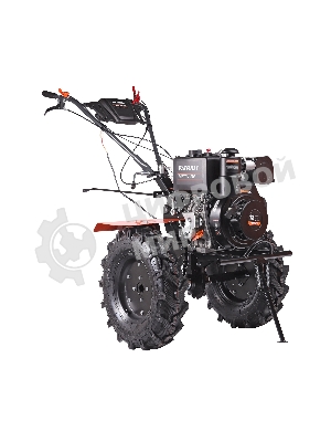 Мотоблок дизельный PATRIOT BOSTON 12DE 12 л,с; эл. Стартер: 12V; фрезы: 1350 mm; коробка передач 2 вперед+ 1 назад