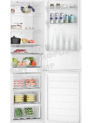 Холодильник Haier CEF536CCG бежевый двухкамерный 240/105 л морозилка снизу, No Frost