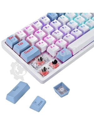 Клавиатура Defender Amox GK-585 проводная, USB Type-A, белый