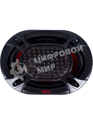 Колонки автомобильные Kicx SP 693 200Вт 92дБ 4Ом 16x23см (6x9дюйм) (ком.:2кол.) коаксиальные трехполосные