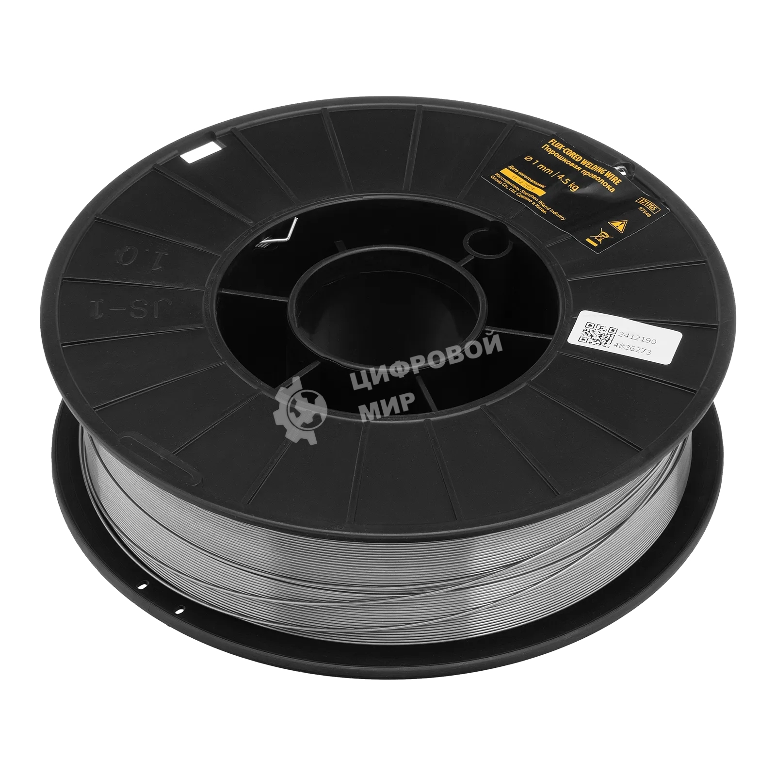 Порошковая проволока Denzel Е71TGS, диам. 1 мм, 4,5 кг, диам. катушки D200