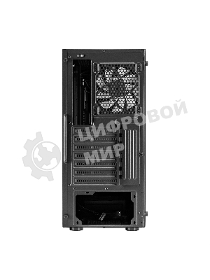 Компьютерный корпус Miditower ExeGate EVO-9211-600NPX (ATX, БП 600NPX с вент. 12см, с окном, 2хUSB+1хUSB3.0, HD аудио, черный, 1 вент. с RGb подсветкой)