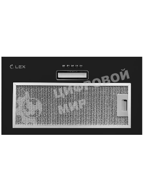 Вытяжка встраиваемая LEX GS Bloc LIGHT 600 черный, 53 см, 500 куб. м/ч, 44 дБ