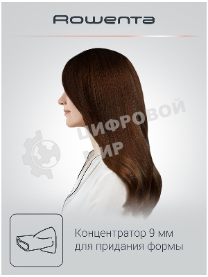 Фен Rowenta CV7827F0 черный/серебристый, 2100 Вт