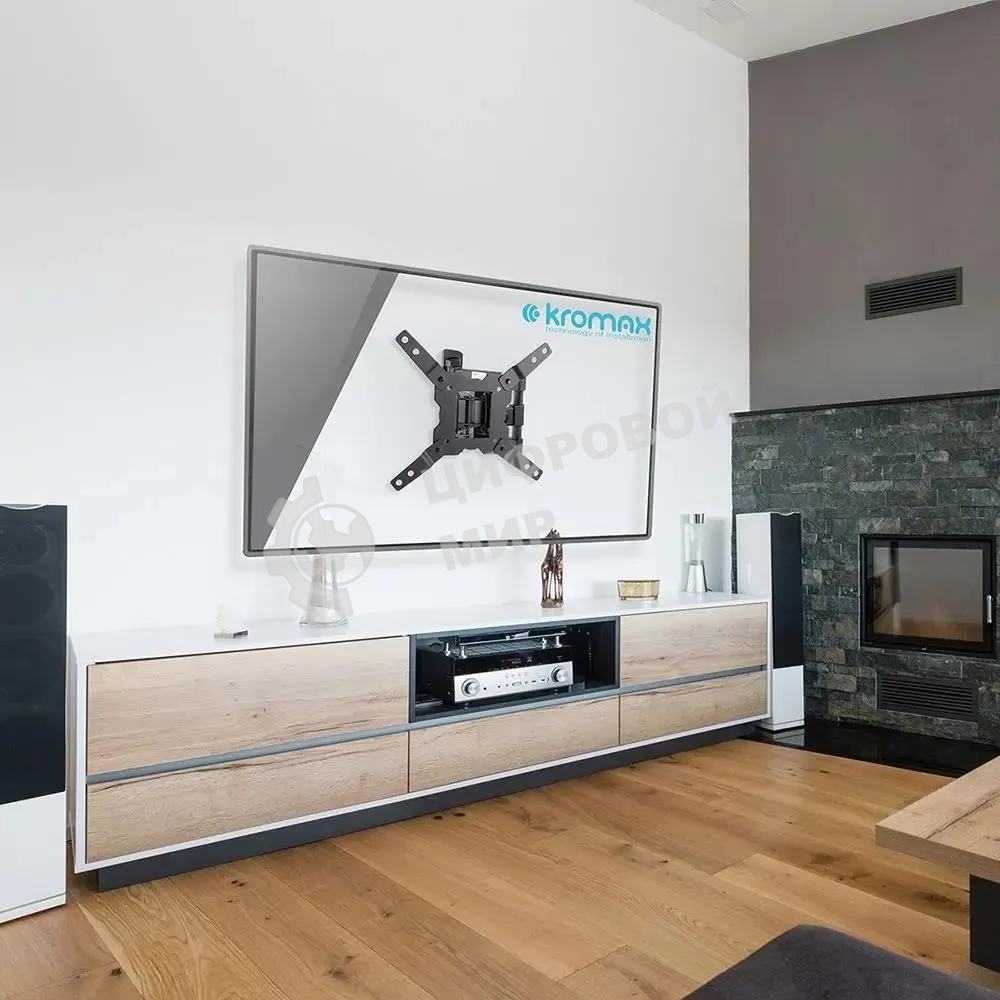 Кронштейн для телевизора Kromax GALACTIC-12 черный, 15