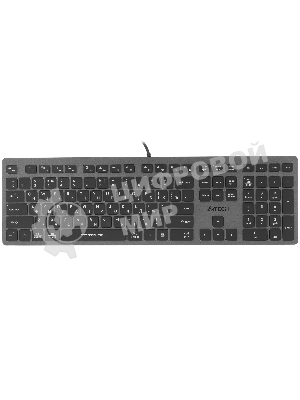 Клавиатура A4Tech Fstyler FX60H проводная, USB Type-A, серый