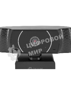 Веб-камера OKLICK OK-C016HD 1280x720, 30 кадр/с, USB Type-A, микрофон, универсальное крепление