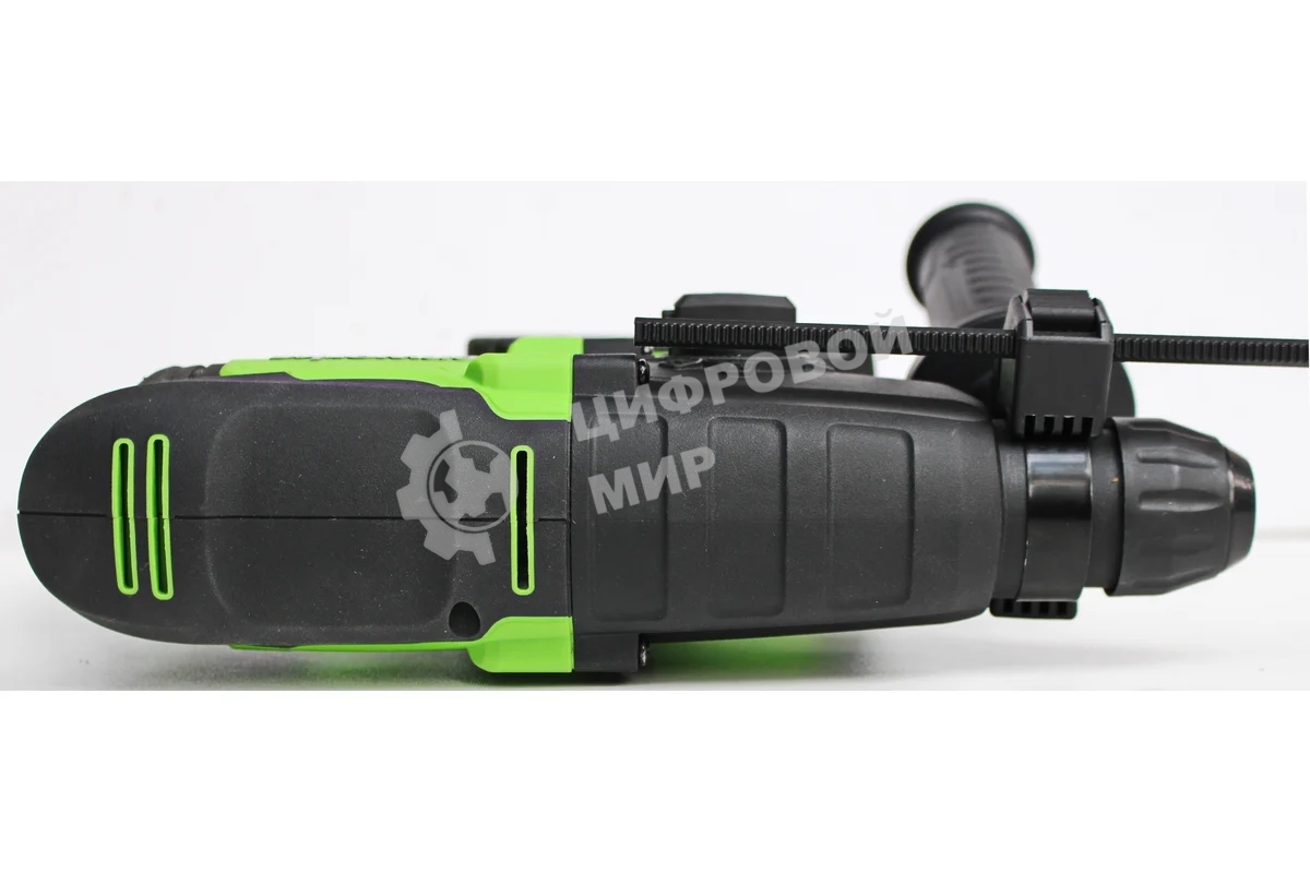 Перфоратор аккумуляторный бесщеточный GreenWorks GD24SDS2 2 ДЖ, 24V, c 1хАКБ 4 Ач и ЗУ в сумке (3803007UB)