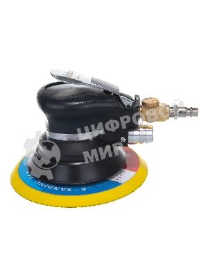 Пневмошлифмашина орбитальная SR150CV с пылеотводом c набором (140л/м 9000об мин 6.3 бар 150мм) 100182