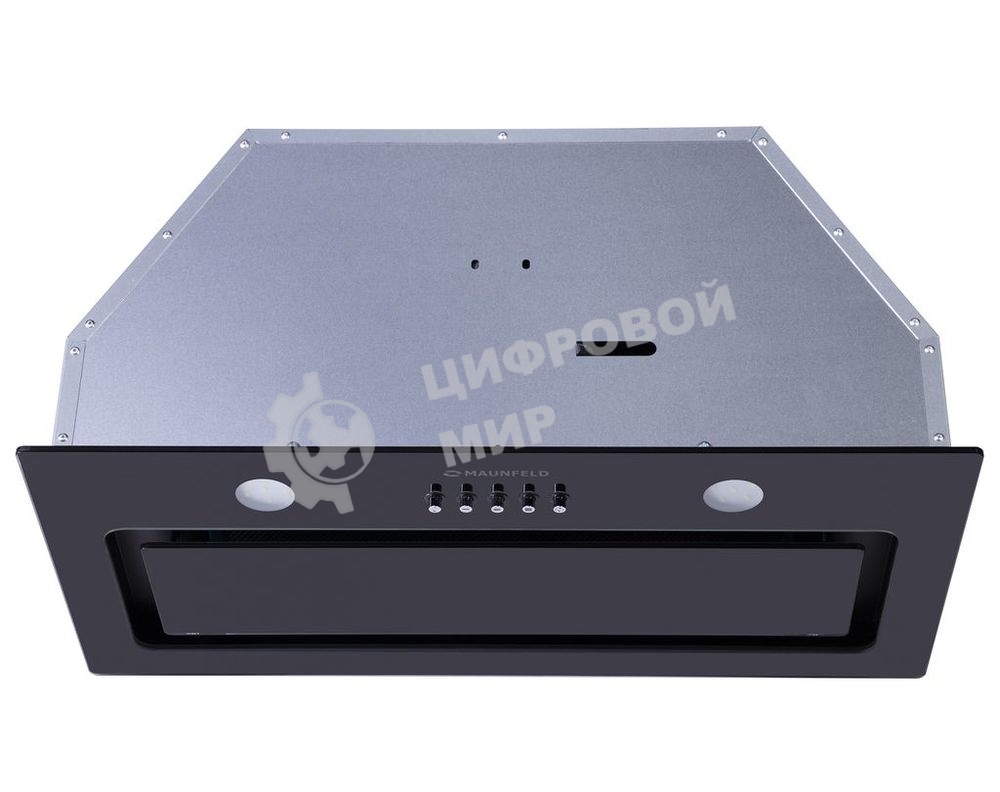 Вытяжка встраиваемая Maunfeld Trapeze 601GG черный, 60 см, 1150 куб. м/ч, 54 дБ