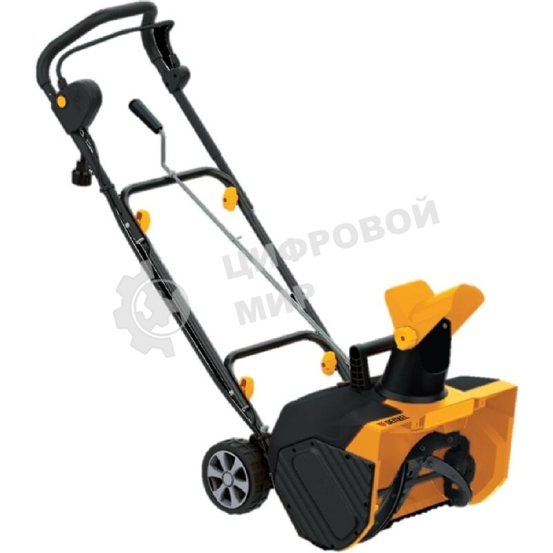 Электрическая снегоуборочная машина Denzel ESB-460-M, 1.8 кВт, металлический шнек, LED фара