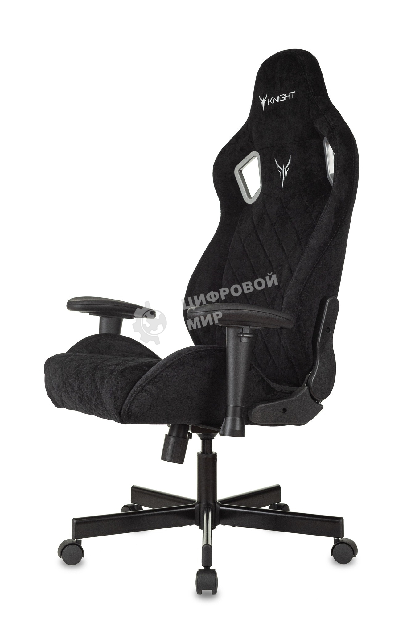 Кресло игровое Бюрократ Knight Outrider Light-20 черный с подголов. крестовина металл