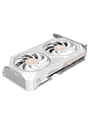 Видеокарта Zotac GAMING GeForce RTX 5050 TWIN EDGE OC WHITE ED, NVIDIA RTX 5050, 8 ГБ GDDR6, 128 бит, PCI-e 5.0, 1xHDMI, 3xDP, 2602 МГц