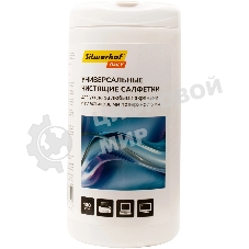 Салфетки Silwerhof DAILY универсальные туба 100 шт влажных