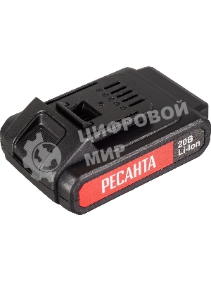 Дрель-шуруповерт Ресанта ДА-20-2ЛК-Б, 20 В, 2 Ач, 55 Нм, щеточный