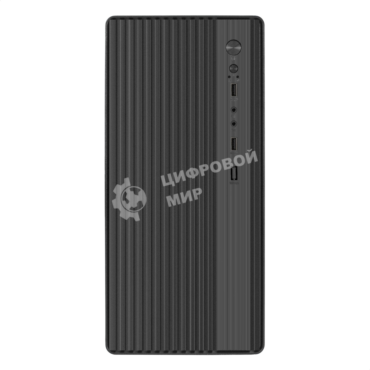 Корпус ExeGate BAA-503-AA500, Mini-Tower, чёрный, 1 x 80/90 мм, БП 500 Вт