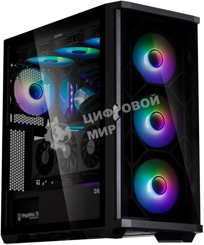 Компьютерный корпус ZALMAN Z10 DUO, ATX, BLACK, WINDOW, 2x3.5