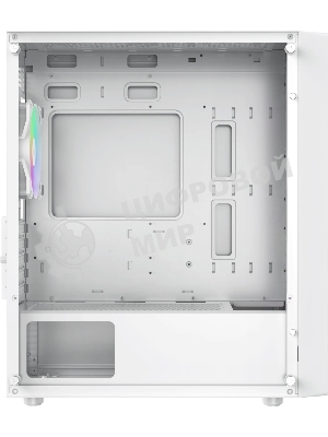 Компьютерный корпус Ocypus Gaммa C50 WH ARGB, MATX, USB 3.0*1+USB 2.0*2, FRONT 3x120мм ARGB, REAR 1x120мм ARGB