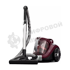 Пылесос Tefal Compact Power XXL TW4873EA, малиновый/черный, 550/550 Вт, уборка сухая, пылесборник контейнер 2.5 л